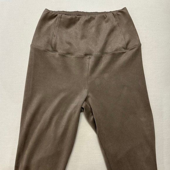 Aritzia Wilfred Daria Faux Suede High Waisted Leggings Size Small - Picture 7 of 7